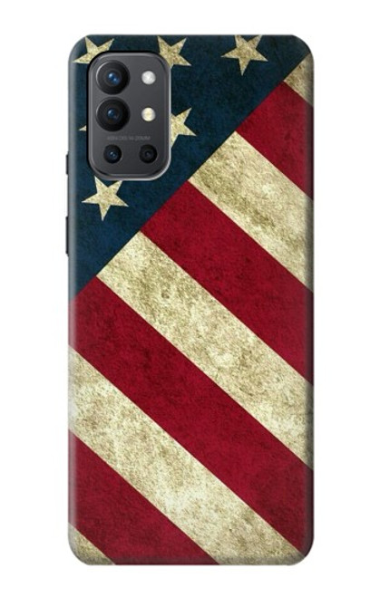 W3295 Drapeau national des États-Unis Etui Coque Housse et Flip Housse Cuir pour OnePlus 9R