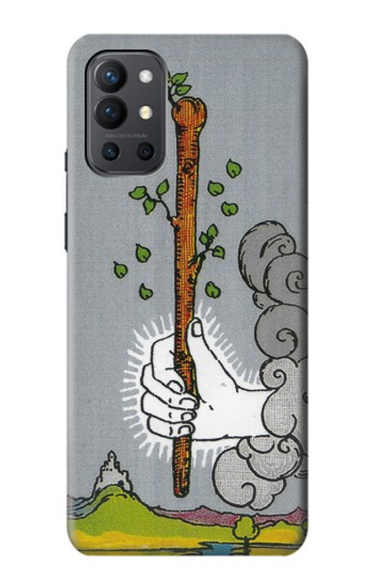 W3723 Carte de tarot l'âge des baguettes Etui Coque Housse et Flip Housse Cuir pour OnePlus 9R