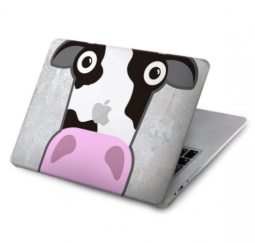 W3257 Vache Dessin animé Etui Coque Housse pour MacBook Air 13″ - A1369, A1466