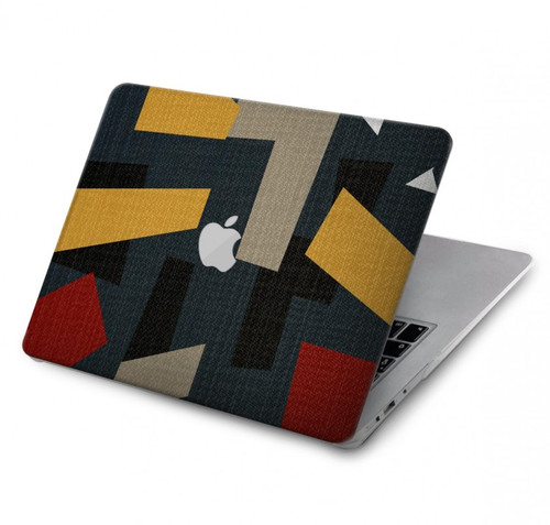 W3386 Résumé Tissu Texture Etui Coque Housse pour MacBook Air 13″ - A1369, A1466