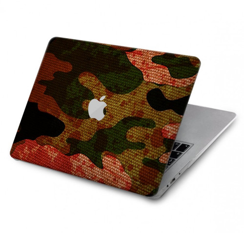 W3393 Camouflage sang Splatter Etui Coque Housse pour MacBook Air 13″ - A1369, A1466