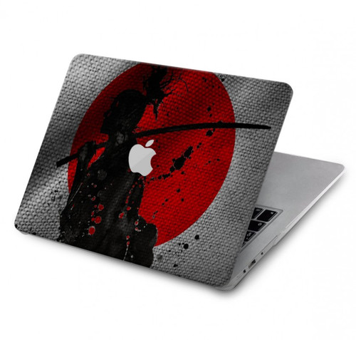 W3517 Japon Drapeau Samurai Etui Coque Housse pour MacBook Pro Retina 13″ - A1425, A1502