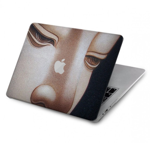 W1255 Visage du Bouddha Etui Coque Housse pour MacBook Pro 15″ - A1707, A1990