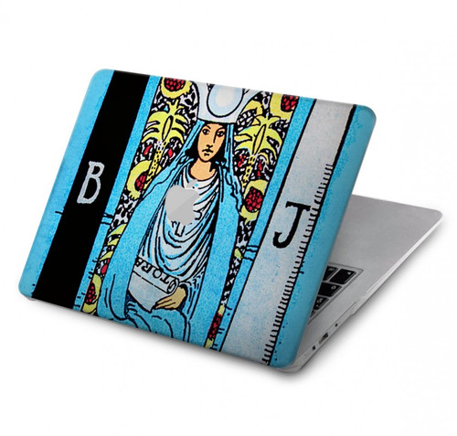 W2837 La Papesse carte de tarot Millésime Etui Coque Housse pour MacBook Pro 15″ - A1707, A1990