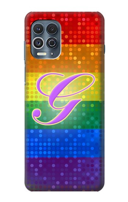 W2899 Arc en ciel LGBT Gay Pride Drapeau Etui Coque Housse et Flip Housse Cuir pour Motorola Edge S