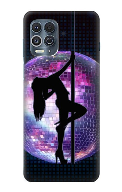 W3284 Disco Pole Fille Danse Etui Coque Housse et Flip Housse Cuir pour Motorola Edge S