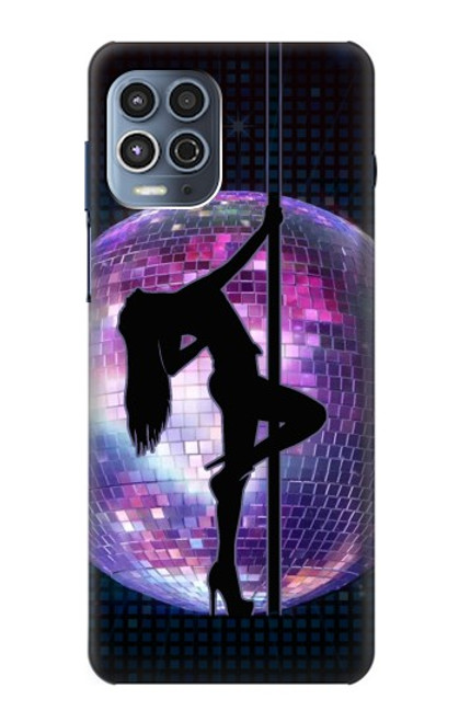 W3284 Disco Pole Fille Danse Etui Coque Housse et Flip Housse Cuir pour Motorola Moto G100