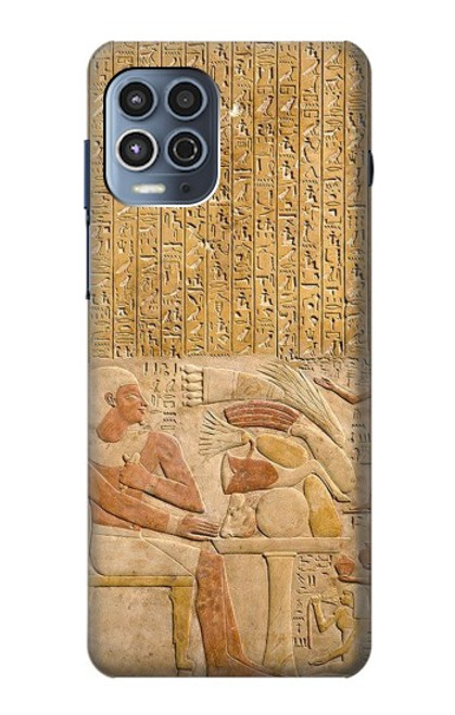 W3398 Egypte Stela Montouhotep Etui Coque Housse et Flip Housse Cuir pour Motorola Moto G100