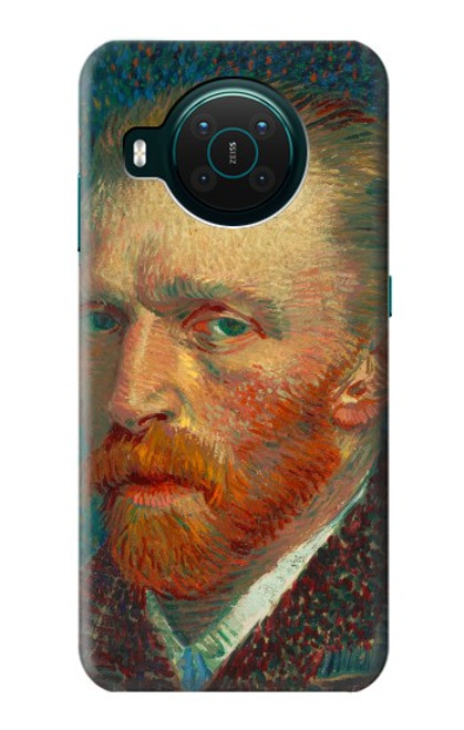 W3335 Vincent Van Gogh Autoportrait Etui Coque Housse et Flip Housse Cuir pour Nokia X10