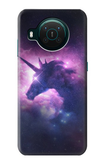 W3538 Licorne Galaxie Etui Coque Housse et Flip Housse Cuir pour Nokia X10