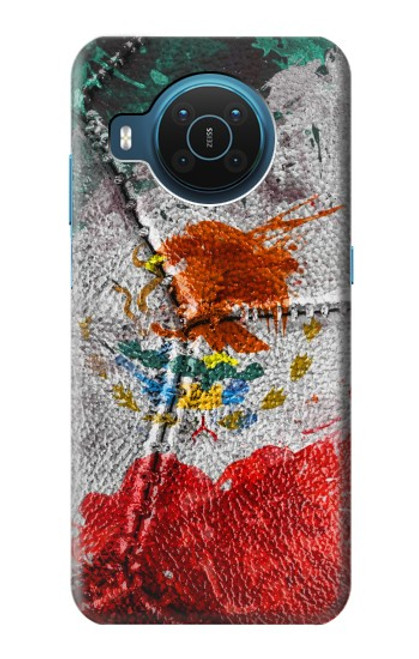 W3314 Mexique Drapeau Vinatage Football Graphique Etui Coque Housse et Flip Housse Cuir pour Nokia X20