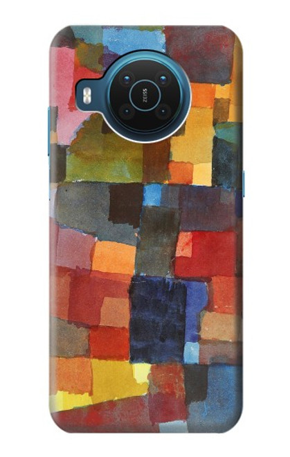 W3341 Paul Klee Raumarchitekturen Etui Coque Housse et Flip Housse Cuir pour Nokia X20