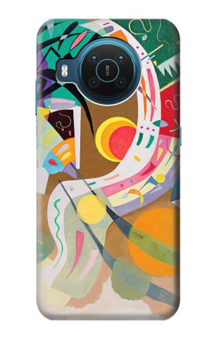 W3346 Vasily Kandinsky Guggenheim Etui Coque Housse et Flip Housse Cuir pour Nokia X20