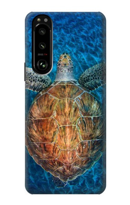 W1249 Tortue de mer Etui Coque Housse et Flip Housse Cuir pour Sony Xperia 5 III