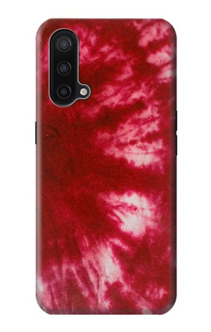 W2480 Tie dye rouge Etui Coque Housse et Flip Housse Cuir pour OnePlus Nord CE 5G