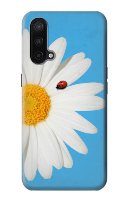 W3043 Coccinelle Daisy millésimé Etui Coque Housse et Flip Housse Cuir pour OnePlus Nord CE 5G