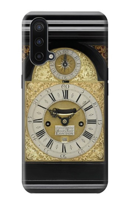 W3144 Support Antique Horloge Etui Coque Housse et Flip Housse Cuir pour OnePlus Nord CE 5G