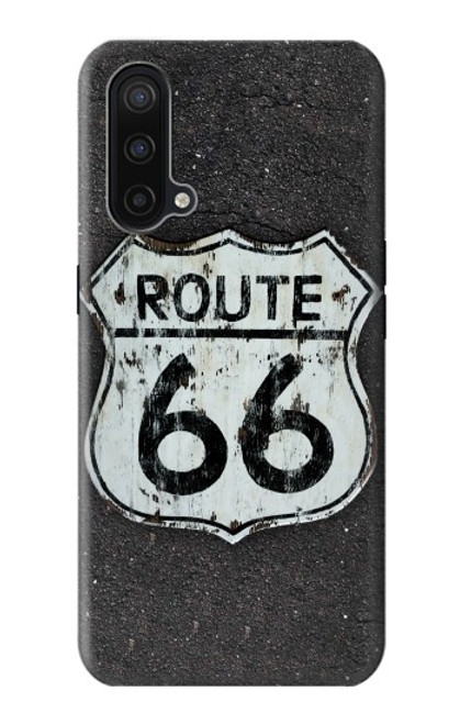 W3207 Route 66 Etui Coque Housse et Flip Housse Cuir pour OnePlus Nord CE 5G