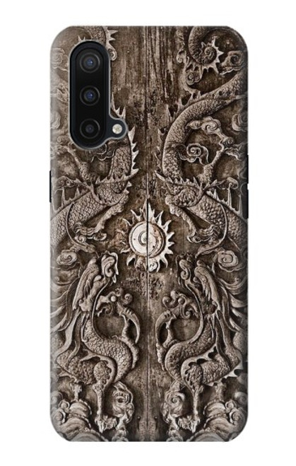 W3395 dragon Porte Etui Coque Housse et Flip Housse Cuir pour OnePlus Nord CE 5G