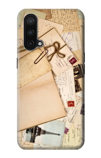 W3397 cartes postales souvenirs Etui Coque Housse et Flip Housse Cuir pour OnePlus Nord CE 5G