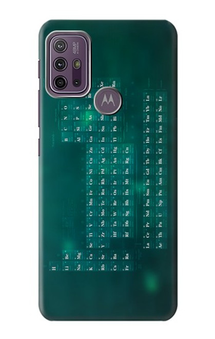 W0846 Chimie Tableau périodique Etui Coque Housse et Flip Housse Cuir pour Motorola Moto G10 Power