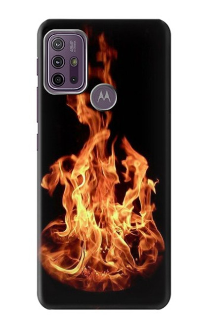 W3379 Cadre d'incendie Etui Coque Housse et Flip Housse Cuir pour Motorola Moto G10 Power