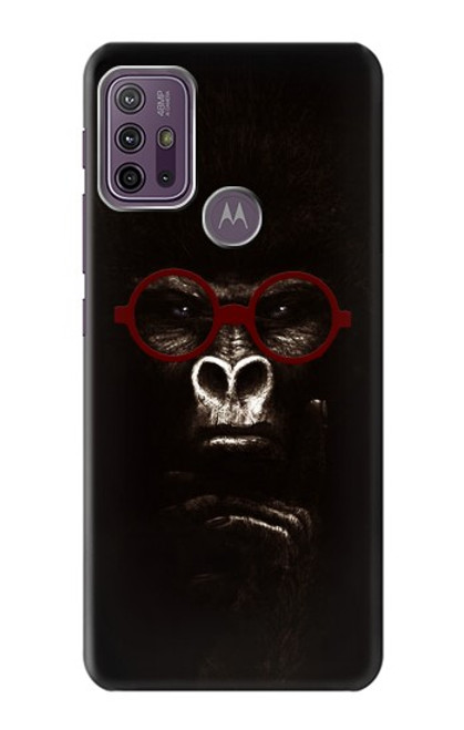 W3529 penser Gorilla Etui Coque Housse et Flip Housse Cuir pour Motorola Moto G10 Power