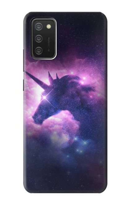 W3538 Licorne Galaxie Etui Coque Housse et Flip Housse Cuir pour Samsung Galaxy A03S