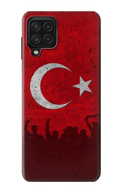 W2991 Turquie Football Football Etui Coque Housse et Flip Housse Cuir pour Samsung Galaxy A22 4G