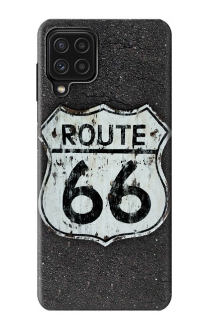 W3207 Route 66 Etui Coque Housse et Flip Housse Cuir pour Samsung Galaxy A22 4G