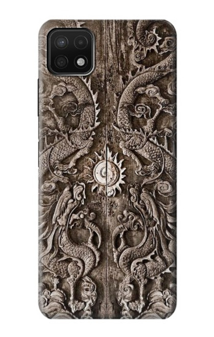 W3395 dragon Porte Etui Coque Housse et Flip Housse Cuir pour Samsung Galaxy A22 5G