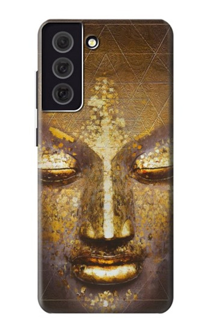 W3189 Magique Yantra Bouddha Visage Etui Coque Housse et Flip Housse Cuir pour Samsung Galaxy S21 FE 5G