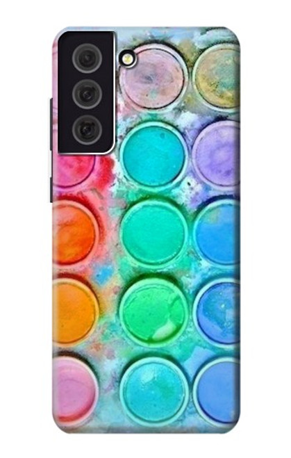 W3235 Mélange aquarelle Etui Coque Housse et Flip Housse Cuir pour Samsung Galaxy S21 FE 5G