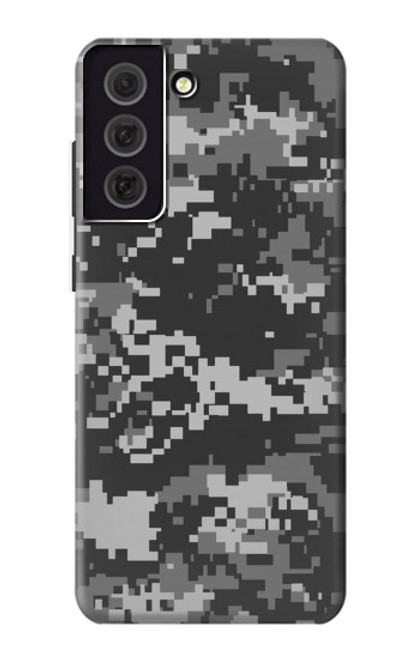 W3293 Urban Noir Camo Camouflage Etui Coque Housse et Flip Housse Cuir pour Samsung Galaxy S21 FE 5G