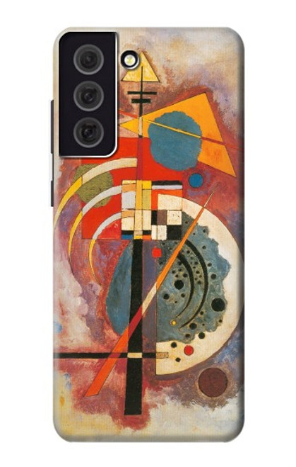 W3337 Wassily Kandinsky Hommage a Grohmann Etui Coque Housse et Flip Housse Cuir pour Samsung Galaxy S21 FE 5G