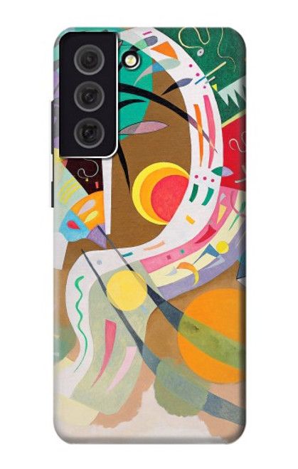 W3346 Vasily Kandinsky Guggenheim Etui Coque Housse et Flip Housse Cuir pour Samsung Galaxy S21 FE 5G