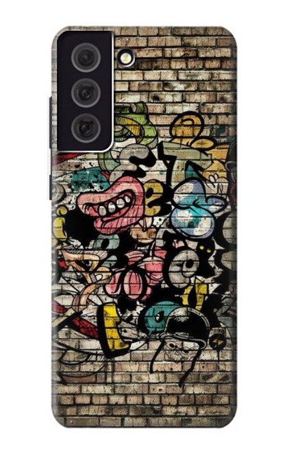 W3394 Graffiti mur Etui Coque Housse et Flip Housse Cuir pour Samsung Galaxy S21 FE 5G