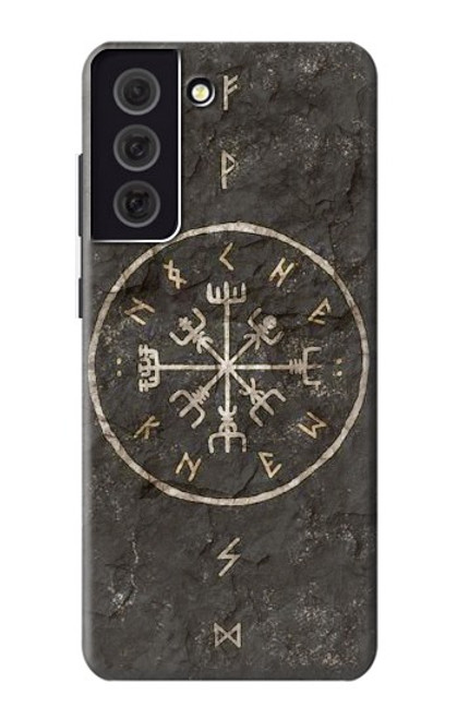 W3413 Ancient Norse Viking Symbole Etui Coque Housse et Flip Housse Cuir pour Samsung Galaxy S21 FE 5G