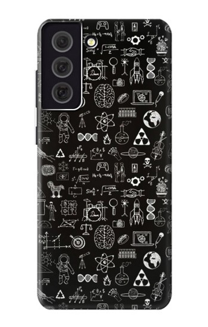 W3426 Noirboard sciences Etui Coque Housse et Flip Housse Cuir pour Samsung Galaxy S21 FE 5G