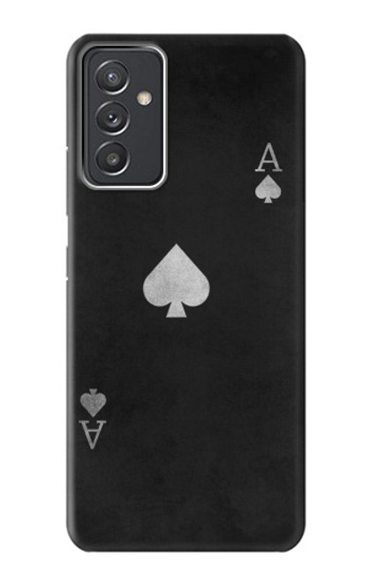 W3152 Noir Ace of Spade Etui Coque Housse et Flip Housse Cuir pour Samsung Galaxy Quantum 2