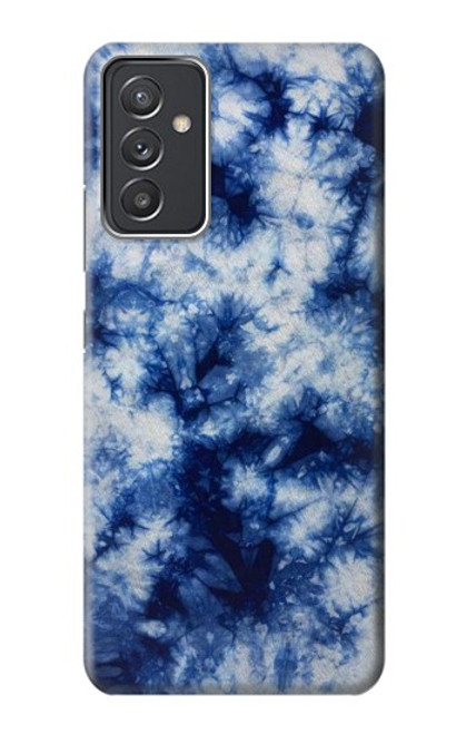 W3439 Tissu Indigo Tie Dye Etui Coque Housse et Flip Housse Cuir pour Samsung Galaxy Quantum 2