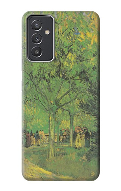 W3748 Van Gogh une ruelle dans un jardin public Etui Coque Housse et Flip Housse Cuir pour Samsung Galaxy Quantum 2