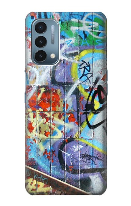 W0588 mur de graffiti Etui Coque Housse et Flip Housse Cuir pour OnePlus Nord N200 5G