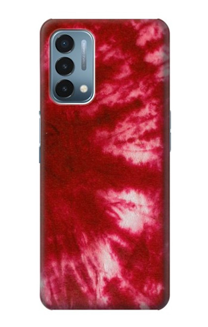 W2480 Tie dye rouge Etui Coque Housse et Flip Housse Cuir pour OnePlus Nord N200 5G