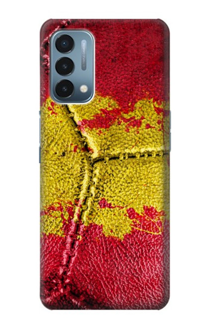 W3315 Espagne Drapeau graphique Football Millésime Etui Coque Housse et Flip Housse Cuir pour OnePlus Nord N200 5G