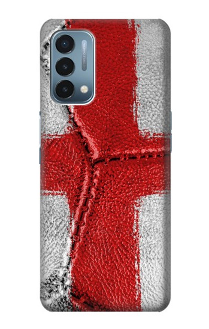 W3316 Angleterre Drapeau graphique Football Millésime Etui Coque Housse et Flip Housse Cuir pour OnePlus Nord N200 5G