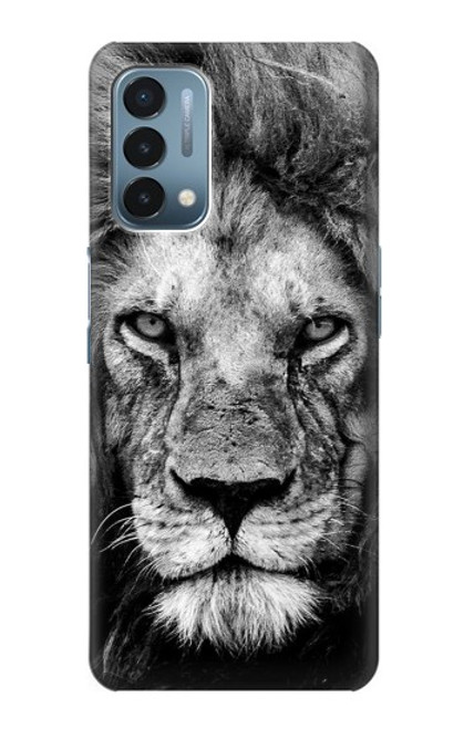 W3372 Lion Visage Etui Coque Housse et Flip Housse Cuir pour OnePlus Nord N200 5G