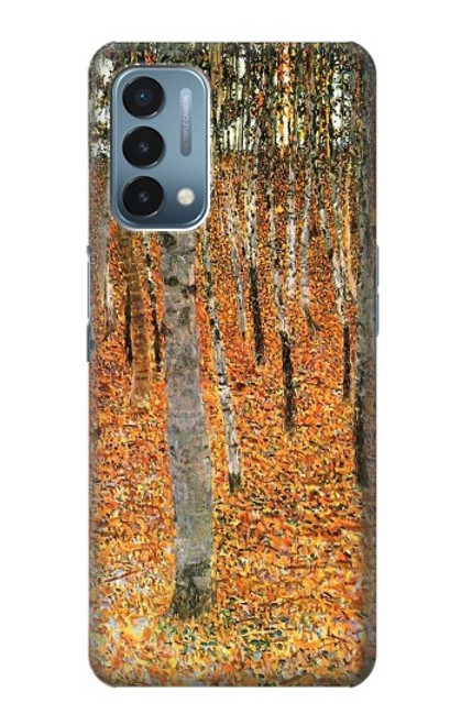 W3380 Gustav Klimt Bouleau Forêt Etui Coque Housse et Flip Housse Cuir pour OnePlus Nord N200 5G