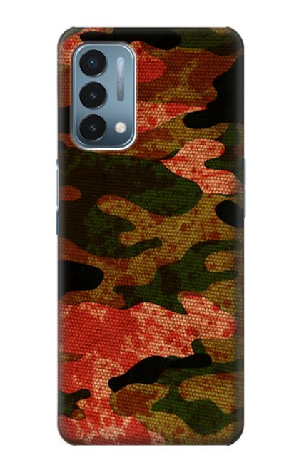 W3393 Camouflage sang Splatter Etui Coque Housse et Flip Housse Cuir pour OnePlus Nord N200 5G