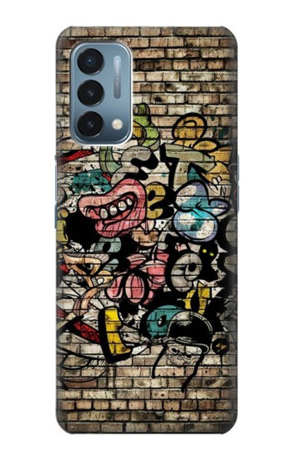 W3394 Graffiti mur Etui Coque Housse et Flip Housse Cuir pour OnePlus Nord N200 5G